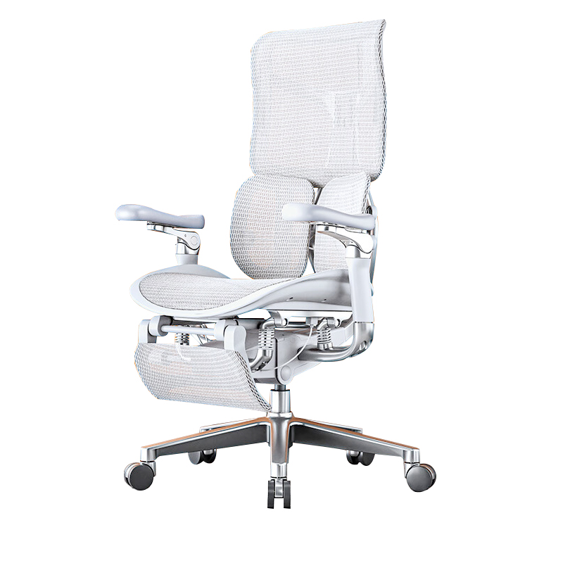 西昊 S300第6代太空底盘 带脚踏 人体工学椅电脑椅家用办公椅子