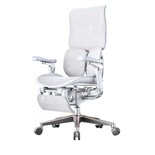 西昊 S300第6代太空底盘 带脚踏 人体工学椅电脑椅家用办公椅子