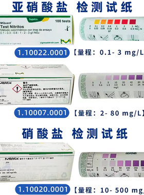 默克硝酸盐/亚硝酸盐检测试纸