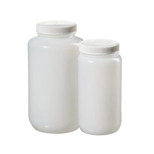 NALGENE/耐洁 广口塑料瓶 1L/2L/4L 实验室分装方瓶 HDPE大口试剂瓶 2120-0005/2114-0032/2120-0010 样品瓶