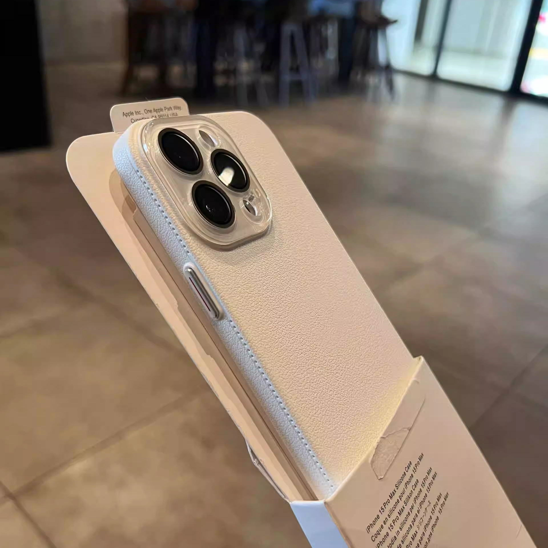 ins风高颜值白月光适用苹果17手机壳荔枝仿皮纹iphone16promax全包镜头15pro新款14plus高级感13女生12保护套