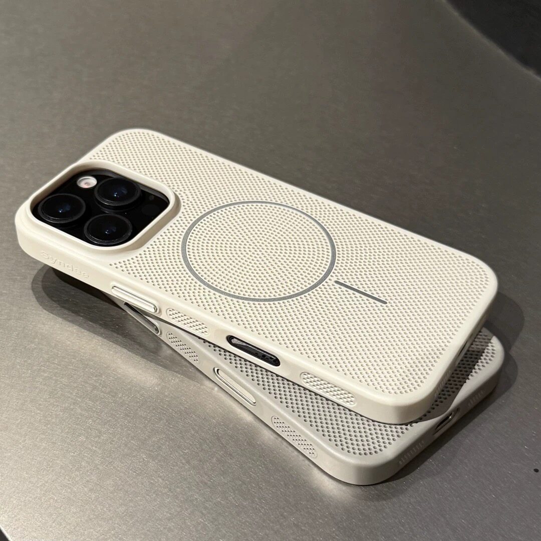 【防摔散热】高级感小众细圈磁吸适用苹果16Pro手机壳iphone15promax超薄14pro简约16plus全包13/2硬11夏天新