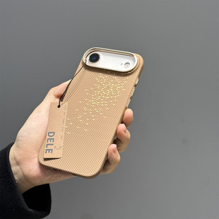 新品【浮光波粼】凯夫拉纹理适用iphone17Air手机壳17promax苹果16pro磁吸硬壳15高级感轻奢大孔全包防摔男女