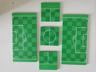 LEGO乐高 90498pb16 10202pb014 足球场零件 8x16 10284