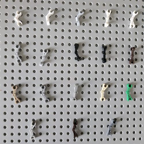 LEGO乐高人仔零件 93609 93061 30377 59230 机械臂 骨架臂
