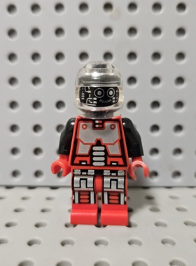 LEGO 乐高sp041 红色间谍机器人宇航员system 太空系列 人仔