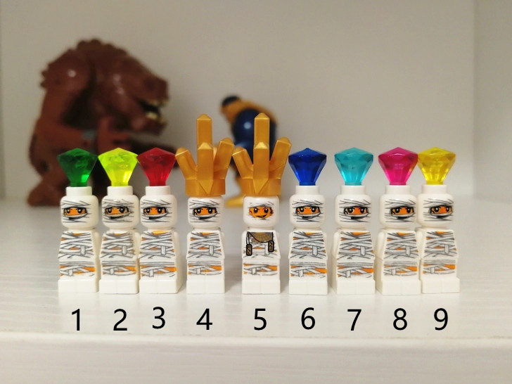 乐高桌游人仔小木乃伊