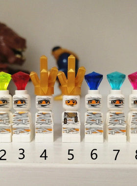 乐高85863pb005 85863pb005 桌游系列3843 迷你木乃伊/国王 全新