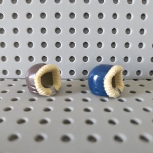 LEGO乐高 95678pb01 04 爱斯基摩 极地帽子 深蓝 深棕