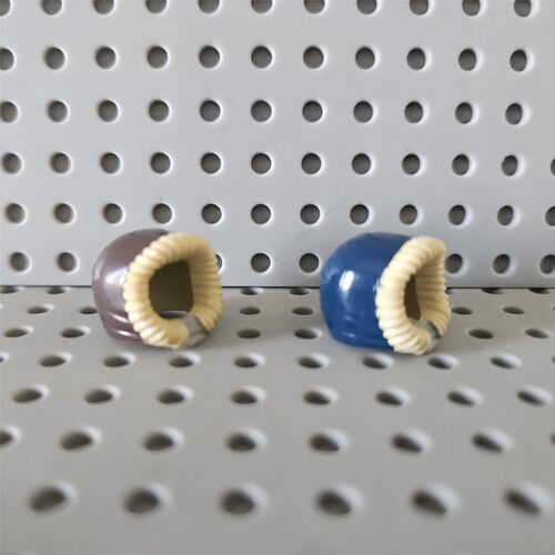LEGO乐高 95678pb01 04 爱斯基摩 极地帽子 深蓝 深棕