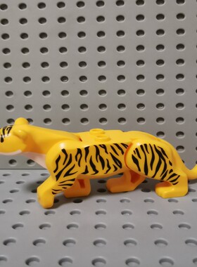 LEGO 乐高配件动物 bb0787c01pb03 美洲老虎 60162