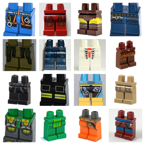 乐高 LEGO人仔 腿零件 970c00 配件 LEGO 250909#5