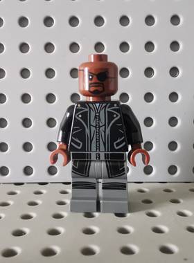 LEGO 乐高sh185  超级英雄 复联3 人仔 神盾局长尼克 76042