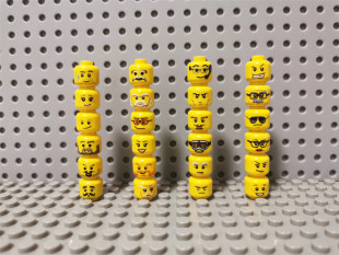 脑袋 人仔表情头 乐高 零件配件 1202 3626 LEGO