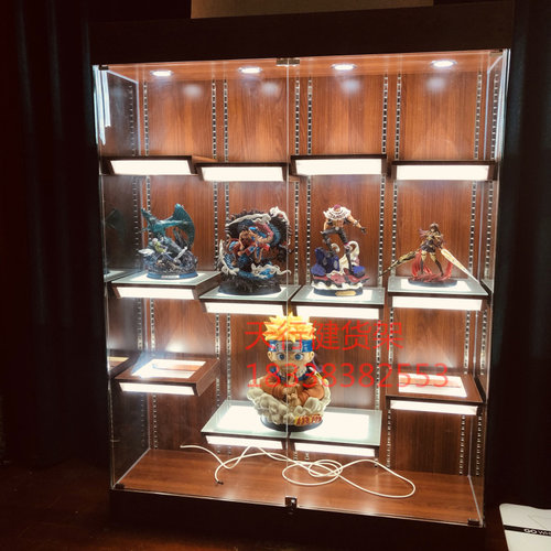 北京定做雕像展柜手办模型柜乐高高达玩具展示柜兵人玻璃柜奖杯柜 - 封面