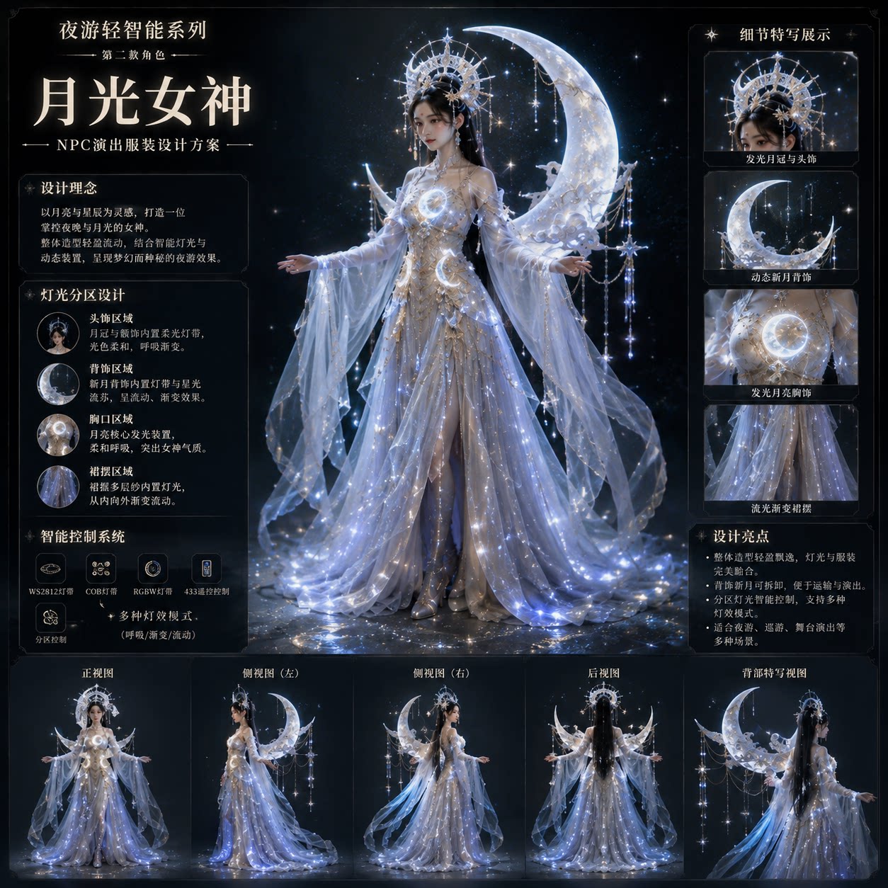 丽晨达羽月光女神NPC服饰图片