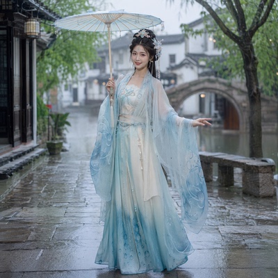 丽晨达羽江南雨巷精灵NPC服装