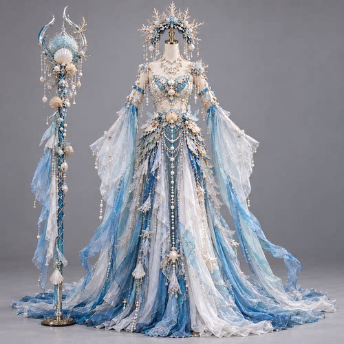 丽晨达羽北部湾海神女NPC巡游服