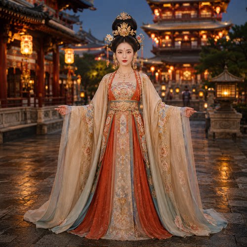 丽晨达羽神都宫廷仕女NPC服装