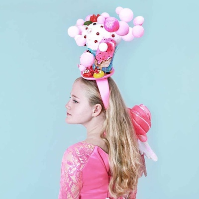 丽晨达羽粉色糖果主题礼服