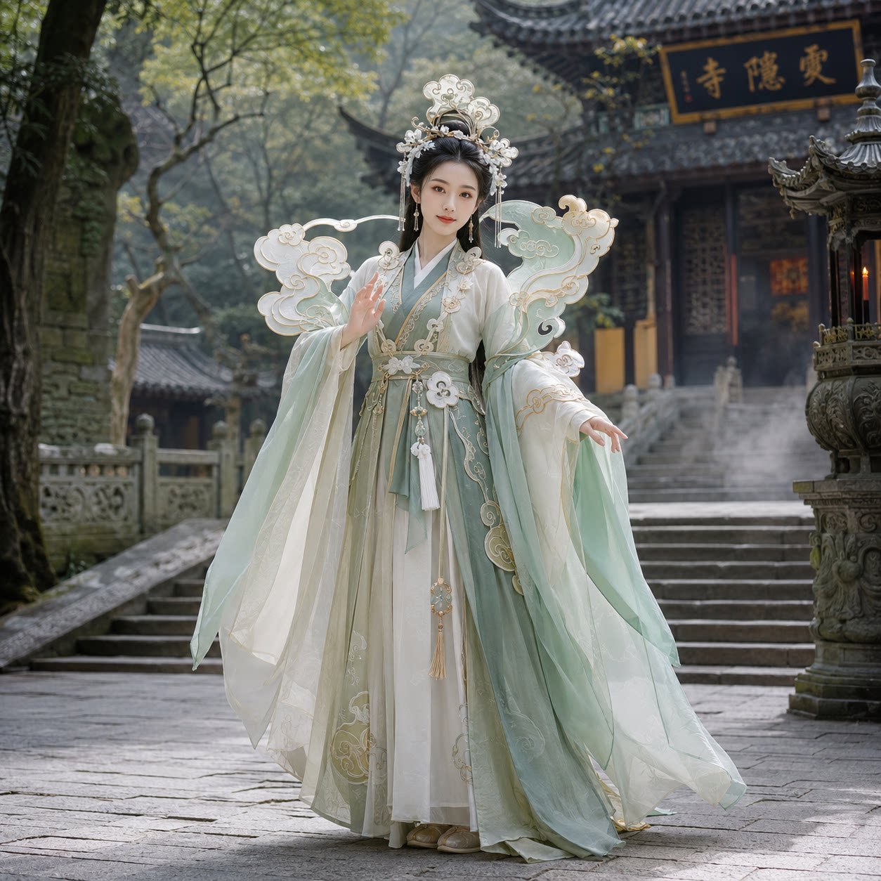 丽晨达羽灵隐云仙景区NPC巡游服图片