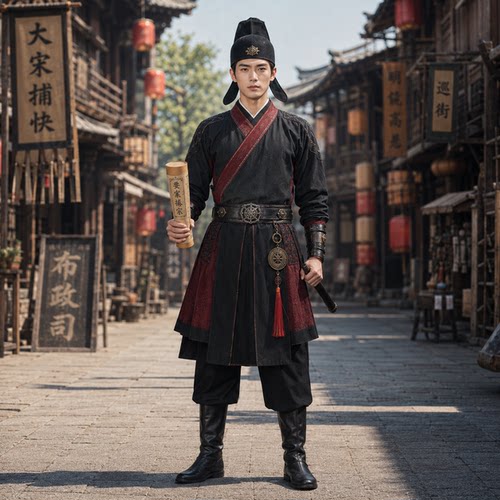 丽晨达羽捕快NPC巡游演出服装