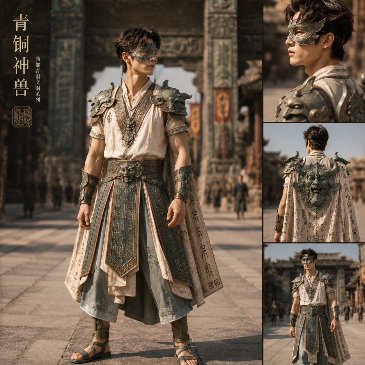 丽晨达羽景区青铜神兽NPC服装图片