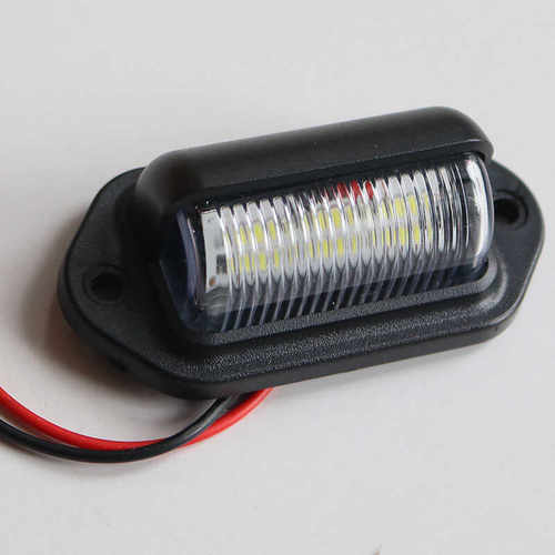 卡车后牌照灯12V电动防水LED大巴
