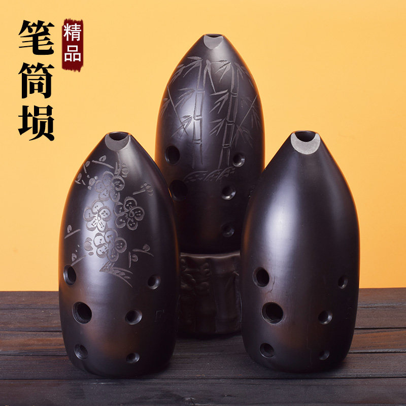 笔筒陨双腔新款陶埙十孔勋八孔埙乐器G初F调专业演奏成人乐器演奏,乐器/吉他/钢琴/配件,埙,淘宝优惠券,粉丝福利购,淘宝优惠卷