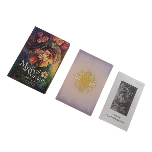 新款 大尺寸12*8.3cm神秘智慧神谕卡Mystical Wisdom Card Deck