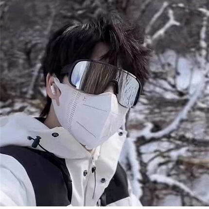 户外公路山地骑行运动眼镜防风沙登山滑雪网红太阳镜防紫外线墨镜