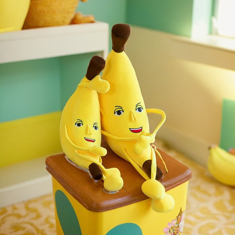 一条大香蕉发声会唱歌抱枕搞怪香蕉人男孩睡觉安抚布娃娃生日礼物