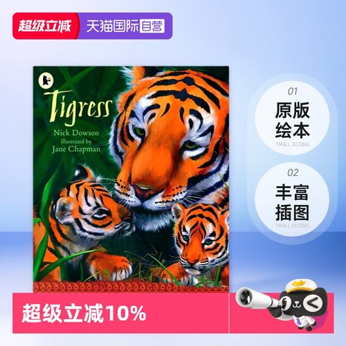 【自营】英文原版绘本 Tigress 小学STEM百科科普图画书 Walker Nature Story