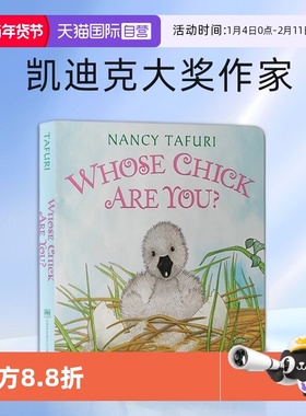 【自营】英文原版 Whose Chick Are You 纸板书 凯迪克大奖作家Nancy Tafuri 低幼宝宝启蒙故事绘本思维拓展
