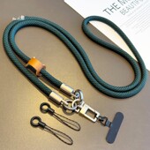 山系钛原色手机挂绳斜挎加长120cm牢固户外男女款 肩背相机电话绳