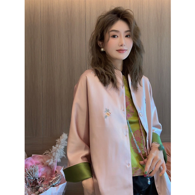 一线大牌撤柜新中式女装禅意改良唐装高级感气质高端国风衬衫外套,女装/女士精品,短外套,淘宝优惠券,粉丝福利购,淘宝优惠卷