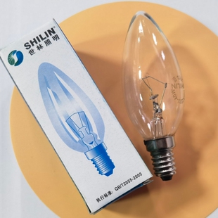 民用装饰灯泡25w40W磨砂透明E27e14小螺口尖泡拉尾泡球泡台灯灯泡