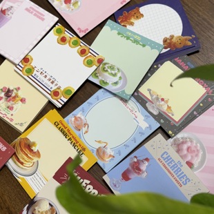 浮光分装 日本古早甜品喫茶昭和风 手帐便签