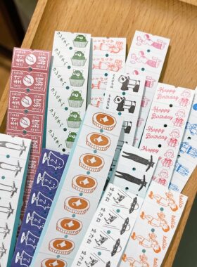 日本制36Sublo标签机手帐贴纸