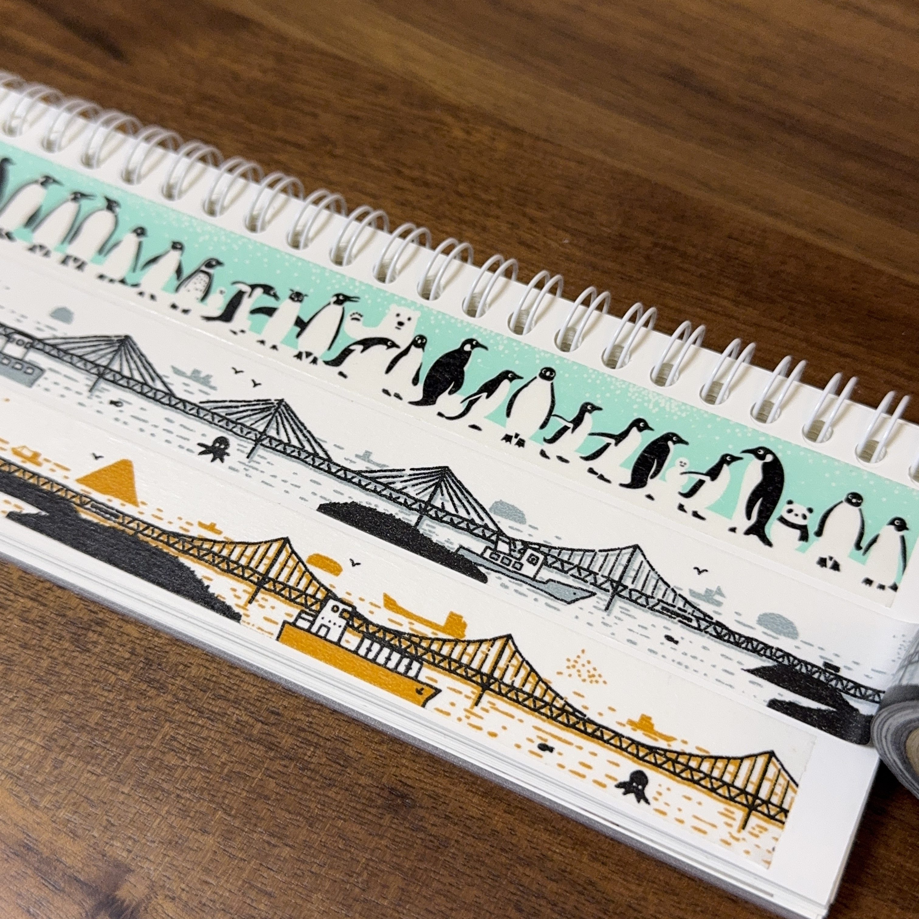 浮光分装 如竹堂 企鹅 大桥 基础拉条手帐胶带,文具电教/文化用品/商务用品,和纸胶带,淘宝优惠券,粉丝福利购,淘宝优惠卷