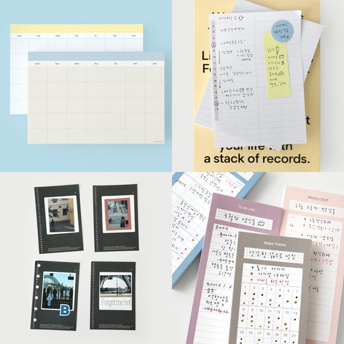 浮光分装 记录生活辅助道具 OAB 能率 简约 todo/weekly 手帐便签