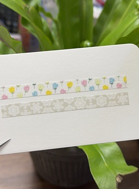 浮光分装 mt阪急限定 窄款 小花花 雪花 基础手帐胶带