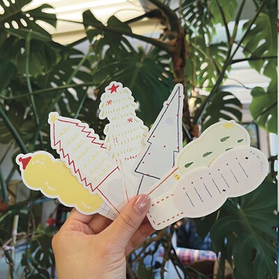 浮光分装 3amigos 2025春 便签 小树 朋友 小熊在身边 可书写手帐