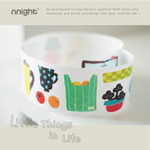 浮光分装 nnight 生活小物可书写纸切膜胶带贴纸