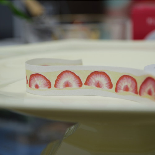 Lapain草莓沙拉手帐胶带