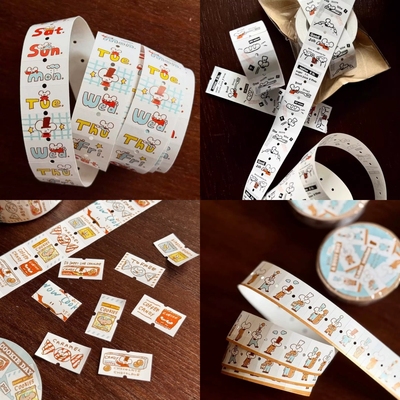 超可爱的小老鼠标签贴别错过