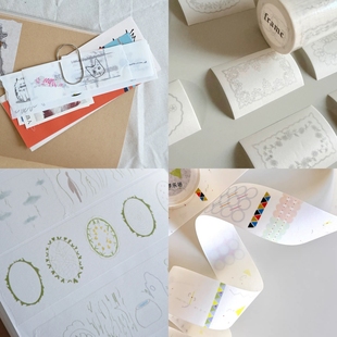 浮光分装 制话 失重森林/故障狸花猫/frame/几何游乐场 盐系胶带