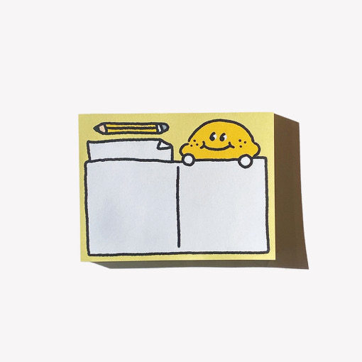 浮光分装 又一只小柠檬！6months6erliner 柠檬手帐便签