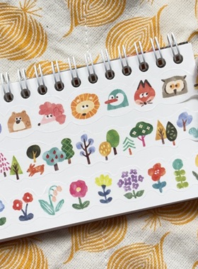 浮光分装 日本mindwave 异形胶带 天鹅/星空/森林动物 手帐