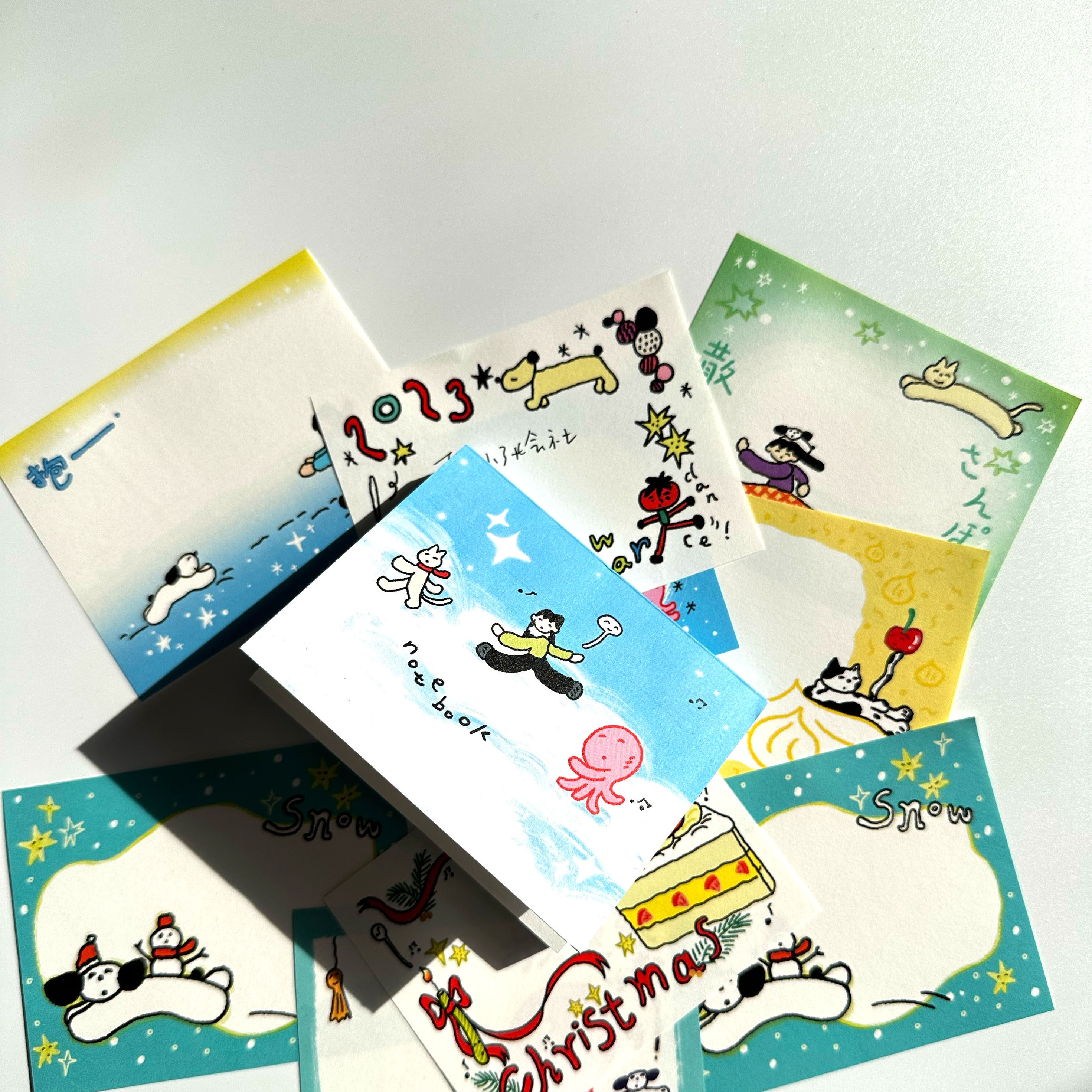 【分装】石榴zakuro 专属小张悠悠日常便签记事原创插画礼物手帐